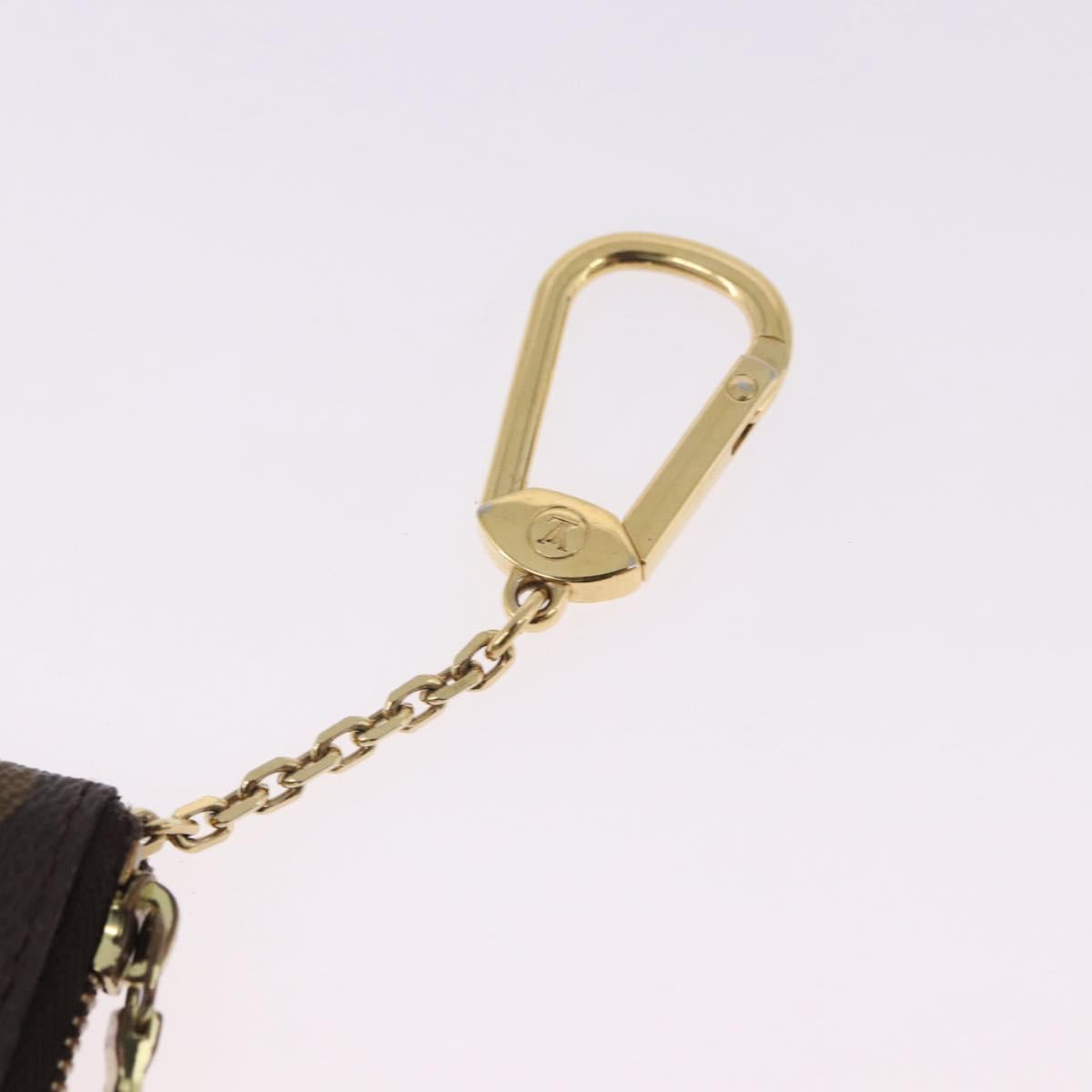 LOUIS VUITTON Monogram Pochette Cles Coin Purse M60033 LV Auth 196825