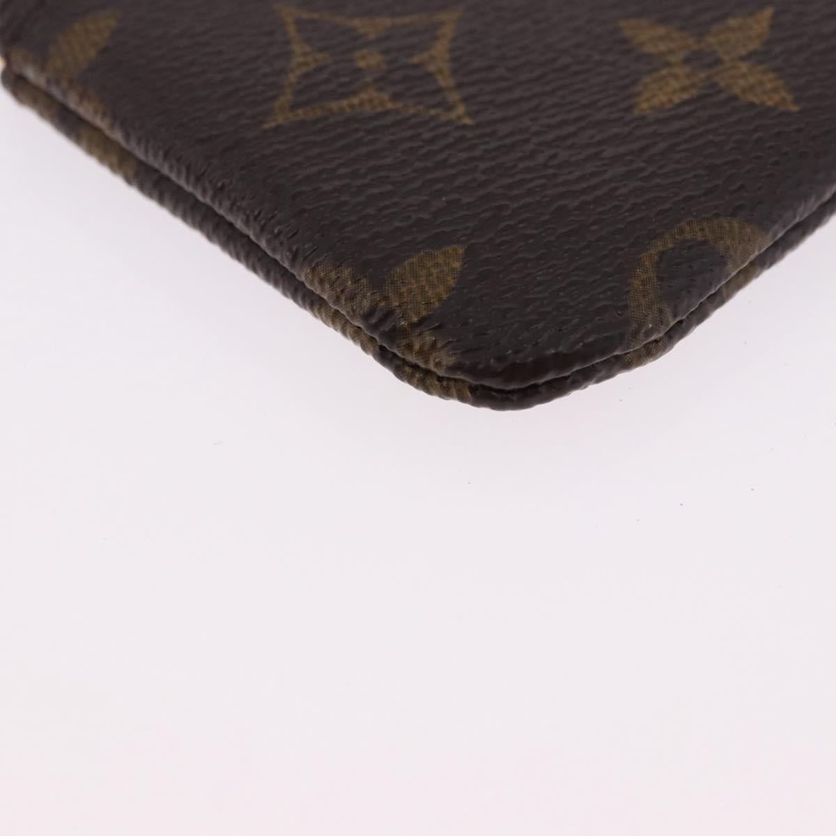 LOUIS VUITTON Monogram Pochette Cles Coin Purse M60033 LV Auth 196825
