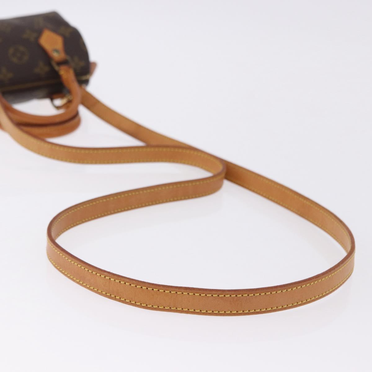 LOUIS VUITTON Monogram Mini Speedy Hand Bag M41534 LV Auth 196836V
