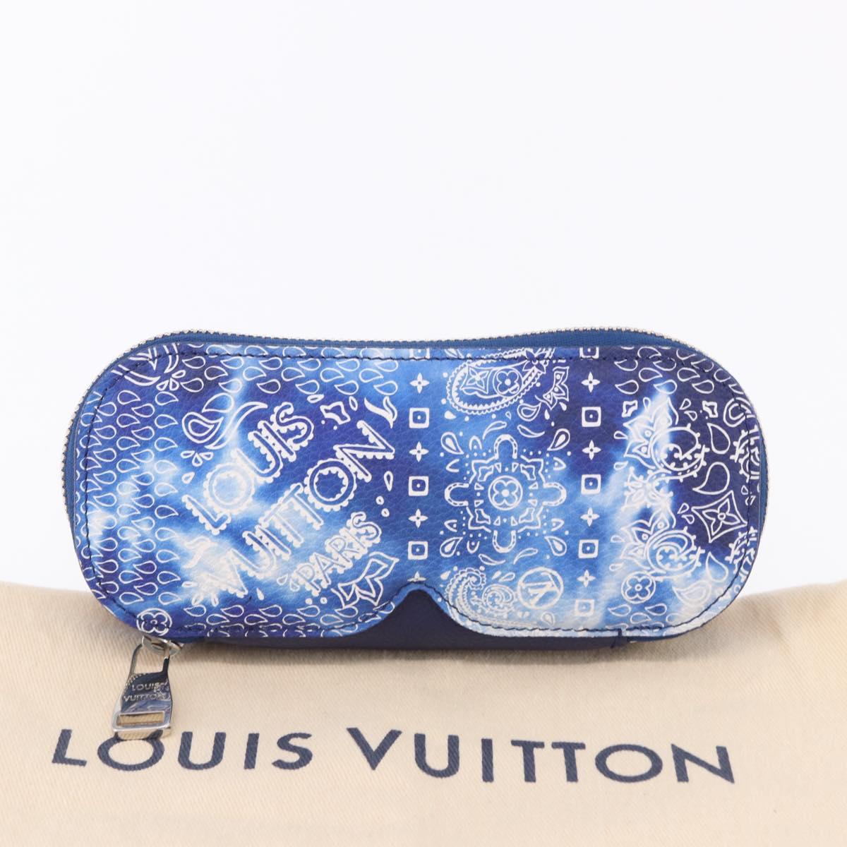 LOUIS VUITTON Monogram Bandana Etui Lunet GM Glasses Case GI0764 Auth 196838M