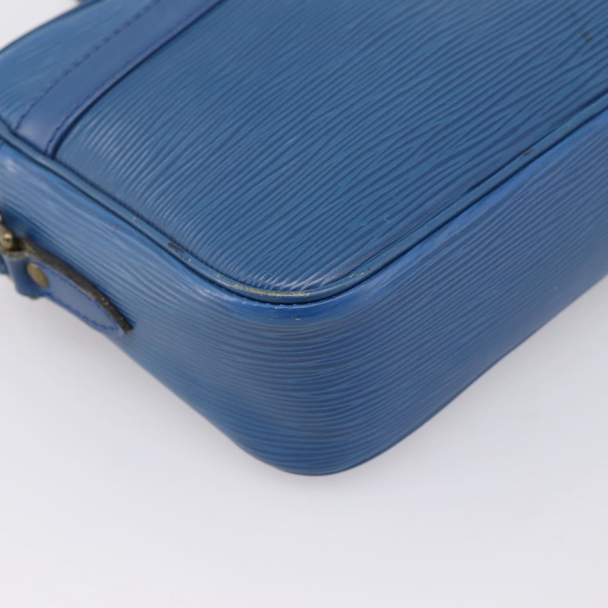 LOUIS VUITTON Epi Trocadero 23 Shoulder Bag Blue M52305 LV Auth 196855
