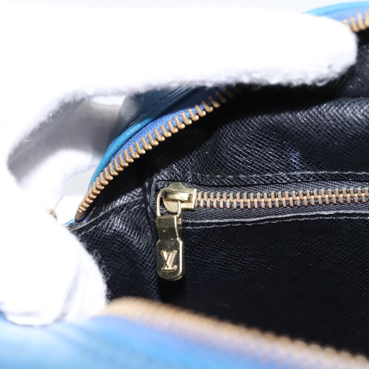 LOUIS VUITTON Epi Trocadero 23 Shoulder Bag Blue M52305 LV Auth 196855