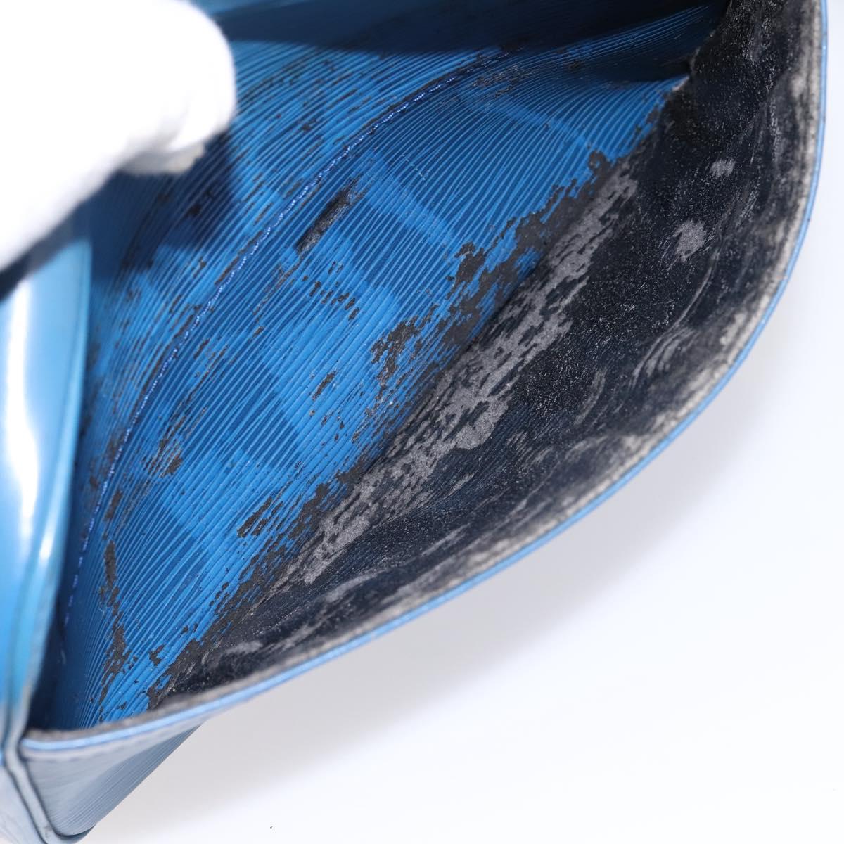 LOUIS VUITTON Epi Trocadero 23 Shoulder Bag Blue M52305 LV Auth 196855