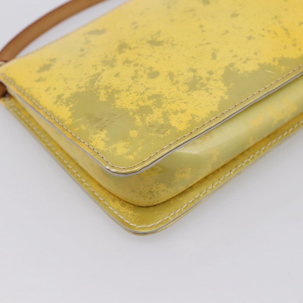 LOUIS VUITTON Monogram Vernis Lexington Pouch Gris M91056 LV Auth 196859