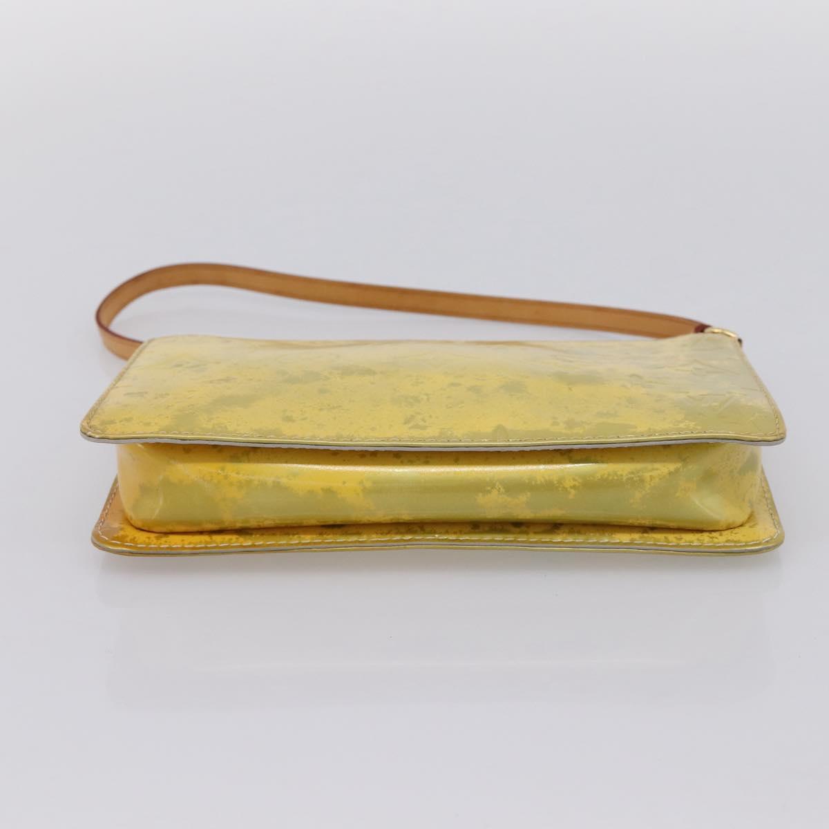 LOUIS VUITTON Monogram Vernis Lexington Pouch Gris M91056 LV Auth 196859