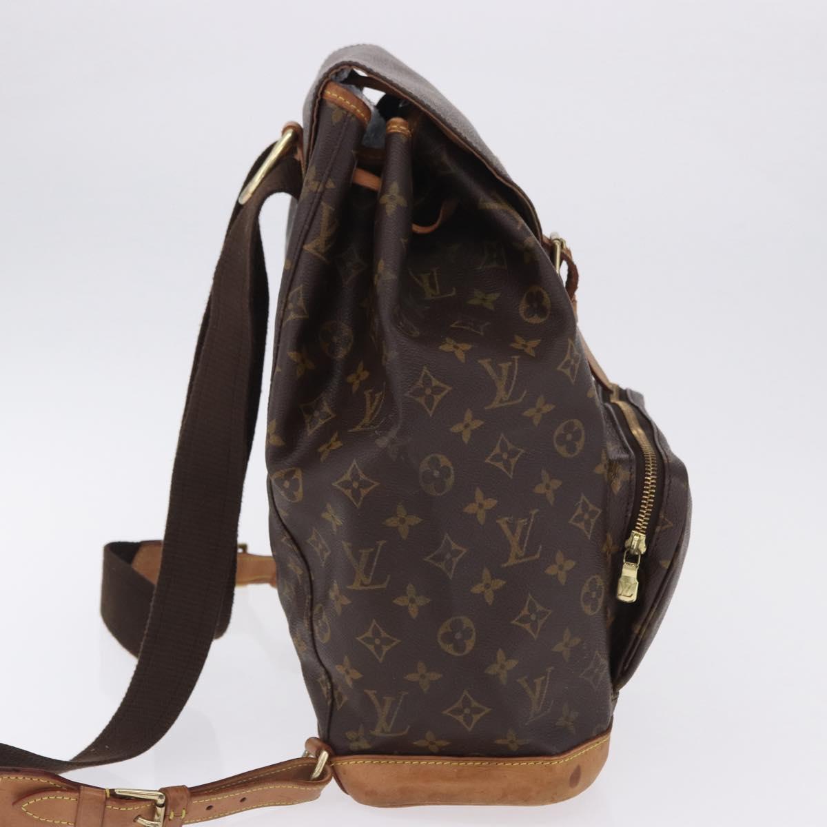 LOUIS VUITTON Monogram Montsouris GM Backpack M51135 LV Auth 196867