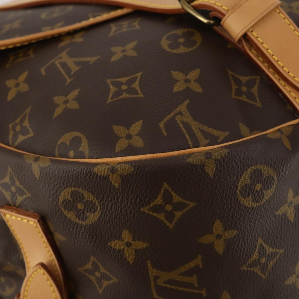 LOUIS VUITTON Monogram Saumur 43 Shoulder Bag M42252 LV Auth 196870SAV