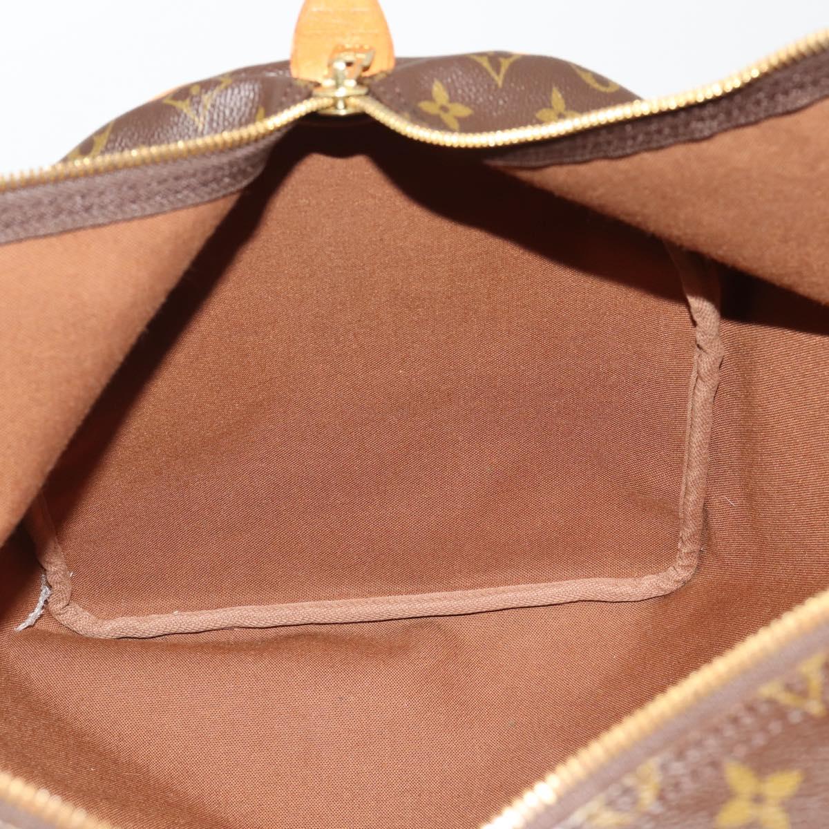LOUIS VUITTON Monogram Keepall 55 Boston Bag M41424 LV Auth 196871V