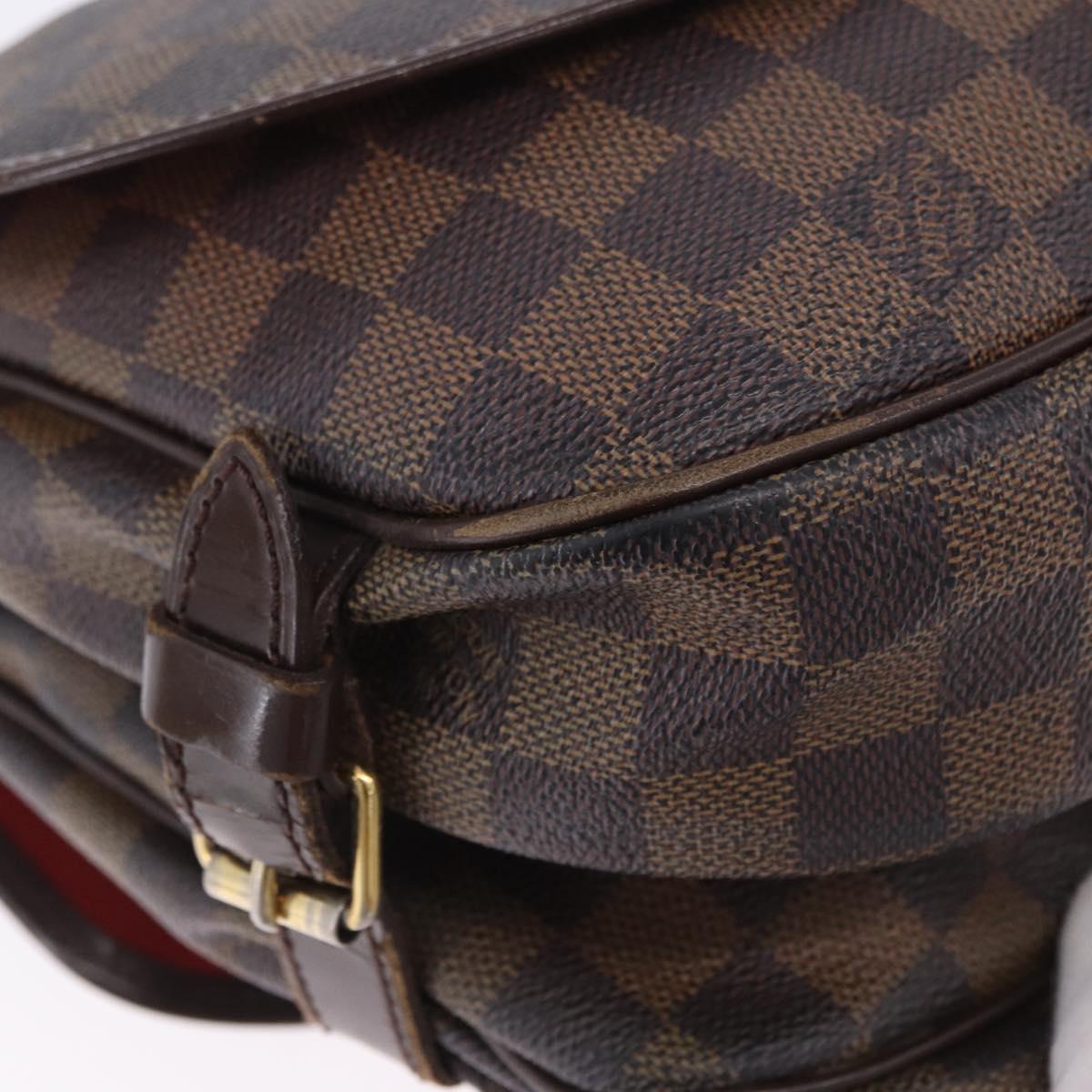 LOUIS VUITTON Damier Ebene Saumur 30 Shoulder Bag SPO N48081 LV Auth 196874