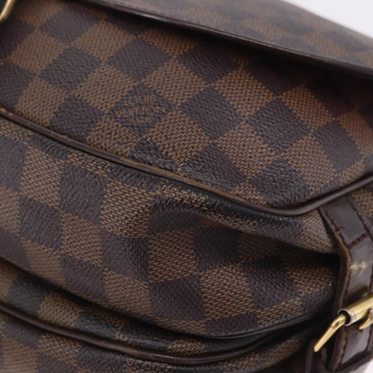 LOUIS VUITTON Damier Ebene Saumur 30 Shoulder Bag SPO N48081 LV Auth 196874