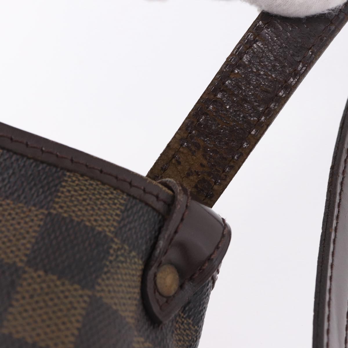 LOUIS VUITTON Damier Ebene Saumur 30 Shoulder Bag SPO N48081 LV Auth 196874