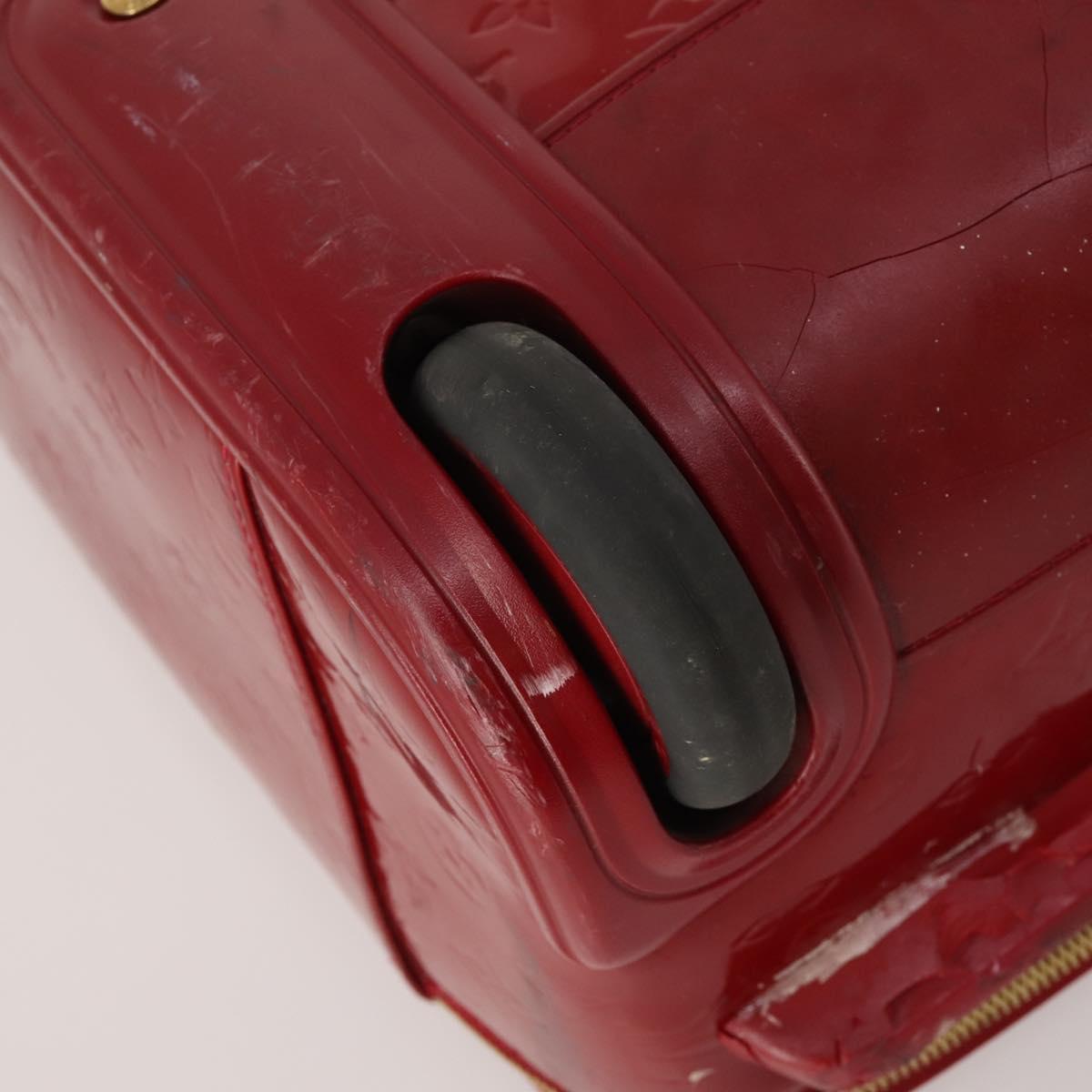 LOUIS VUITTON Monogram Vernis Pegas 45 Suitcase Pomme D'amour M91278 Auth 196891
