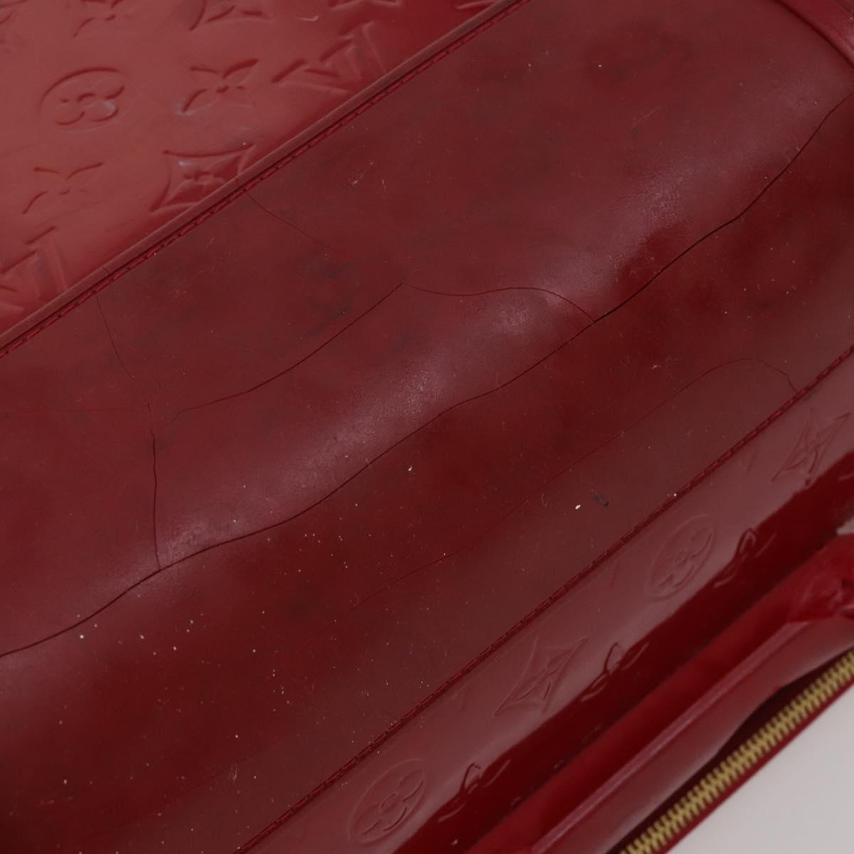 LOUIS VUITTON Monogram Vernis Pegas 45 Suitcase Pomme D'amour M91278 Auth 196891