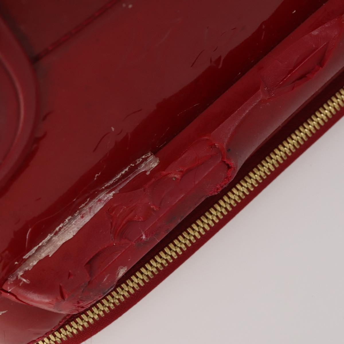LOUIS VUITTON Monogram Vernis Pegas 45 Suitcase Pomme D'amour M91278 Auth 196891