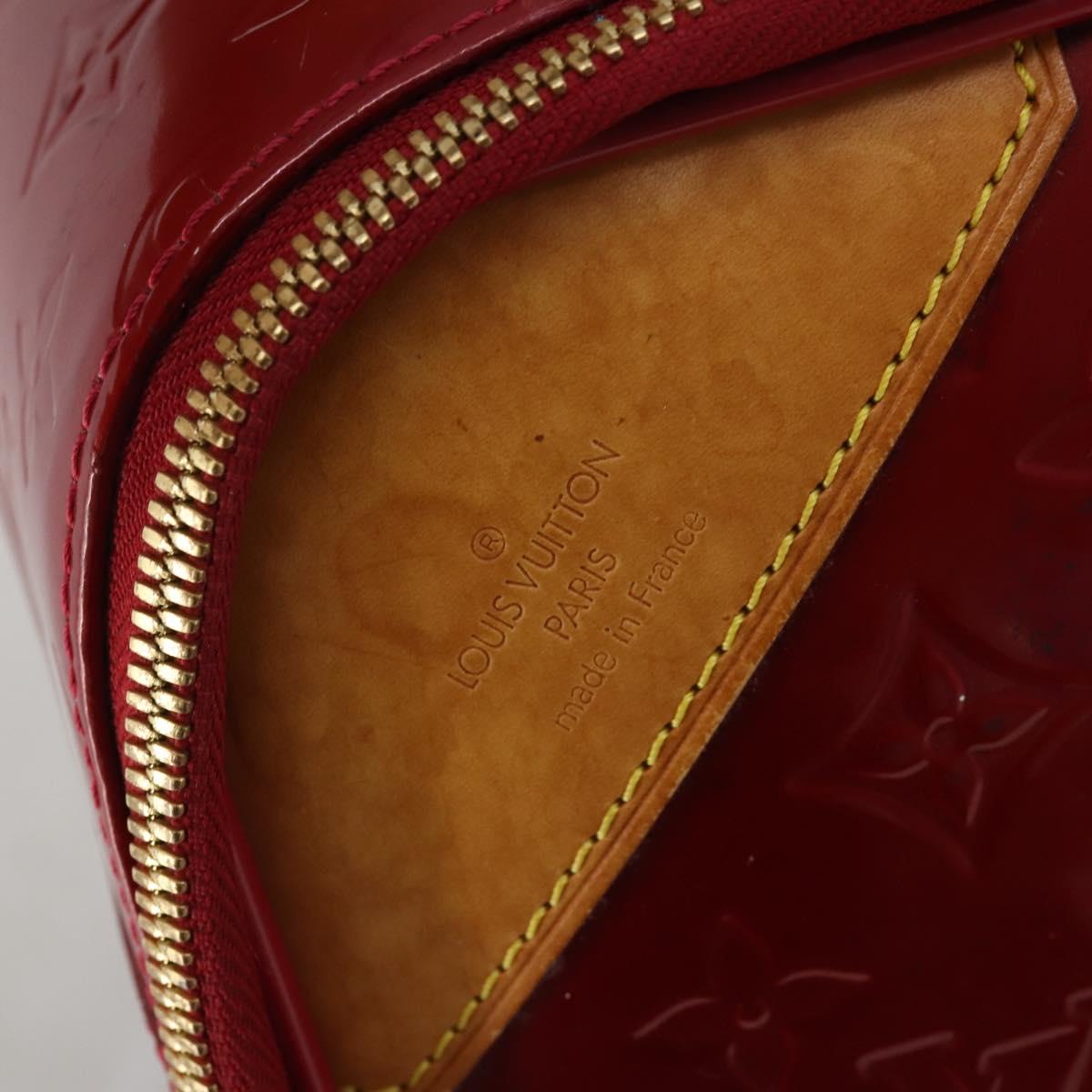 LOUIS VUITTON Monogram Vernis Pegas 45 Suitcase Pomme D'amour M91278 Auth 196891