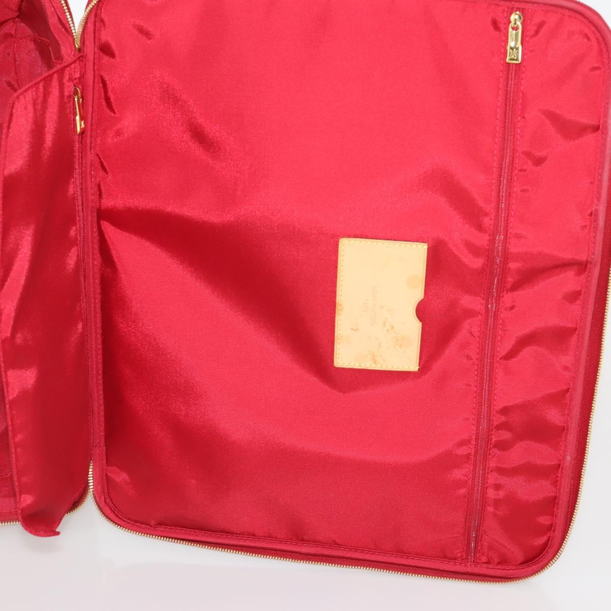 LOUIS VUITTON Monogram Vernis Pegas 45 Suitcase Pomme D'amour M91278 Auth 196891