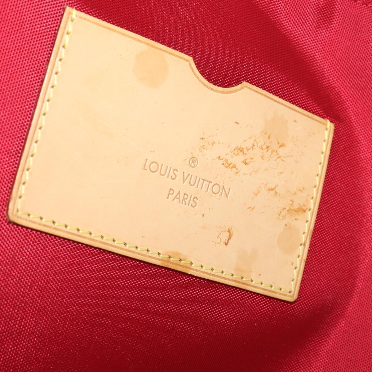 LOUIS VUITTON Monogram Vernis Pegas 45 Suitcase Pomme D'amour M91278 Auth 196891