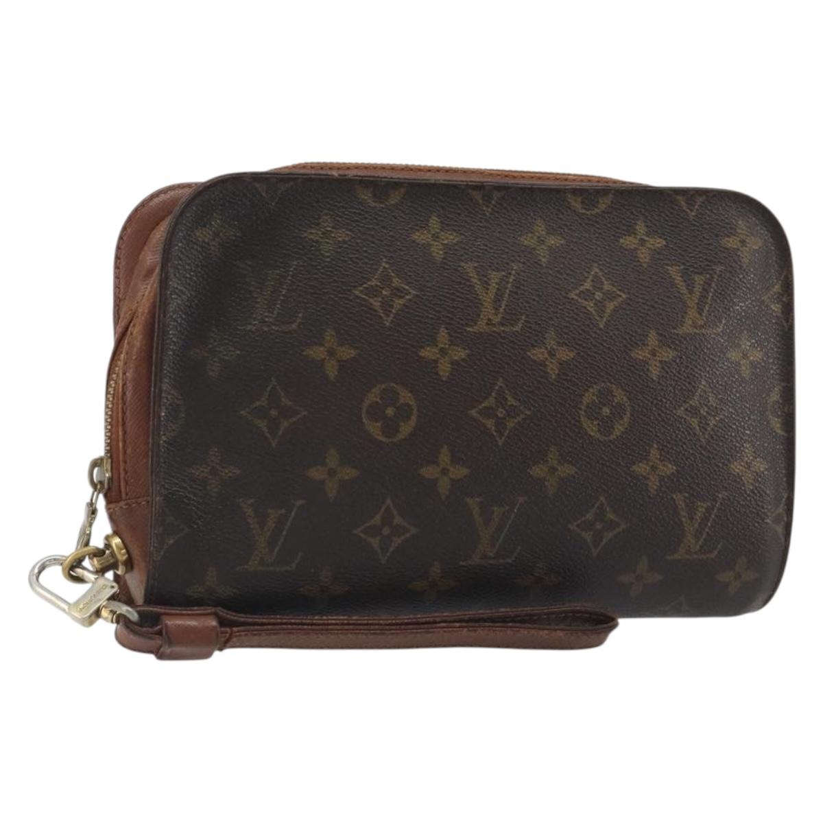 LOUIS VUITTON Monogram Orsay Clutch Bag M51790 LV Auth 196904