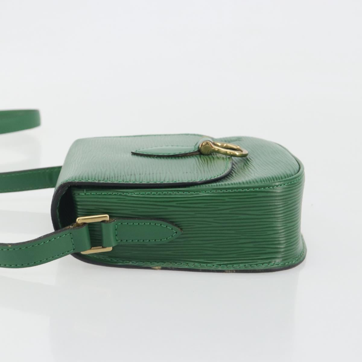 LOUIS VUITTON Epi Saint Cloud PM Shoulder Bag Green M52214 LV Auth 196906A