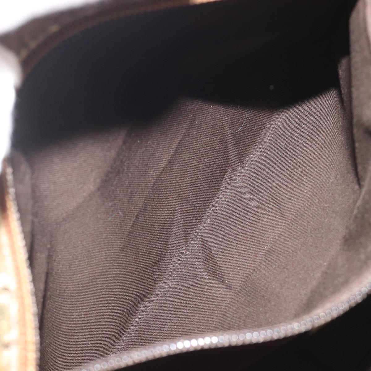 GUCCI GG Canvas GG Crystal Tote Bag Coated Canvas Gold 131230 Auth 196911