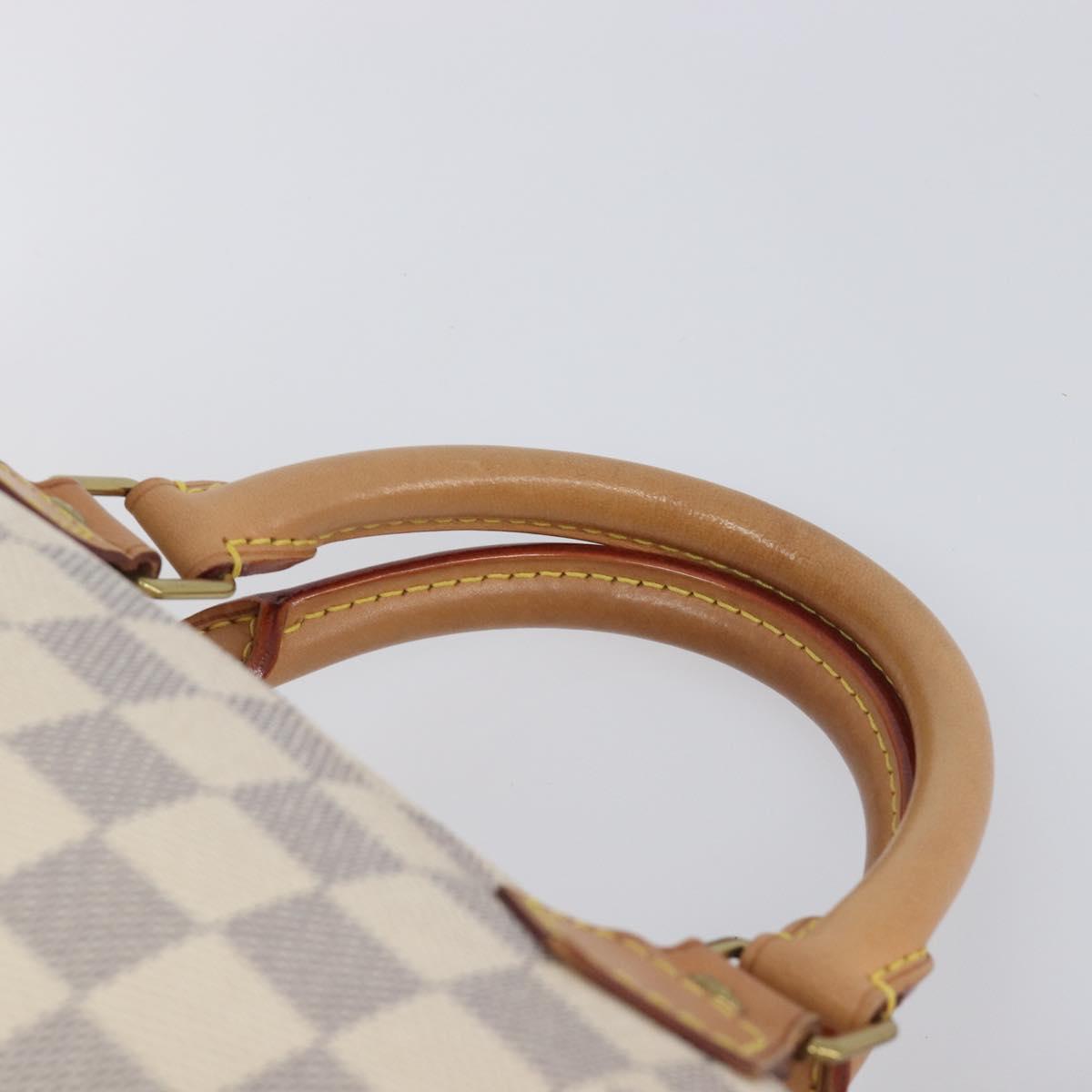 LOUIS VUITTON Damier Azur Speedy 30 Hand Bag N41533 LV Auth 196914SAV