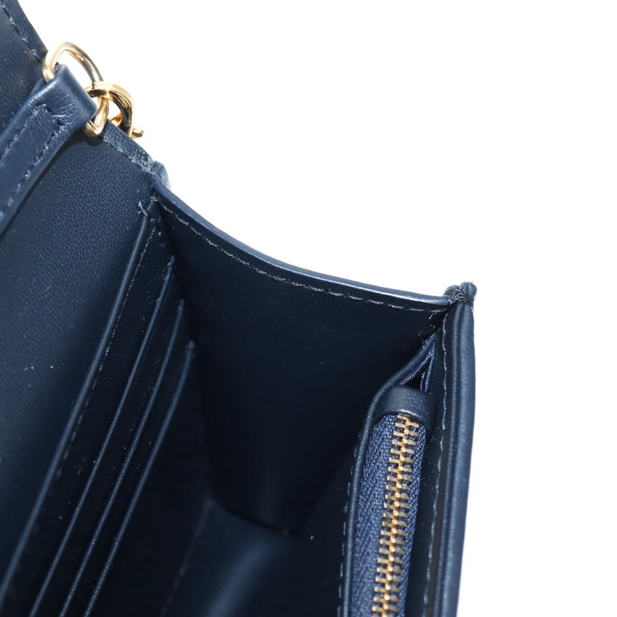 Christian Dior Trotter Canvas Dior 30 Montaigne Bag 2way Navy Gold Auth 196920SAM