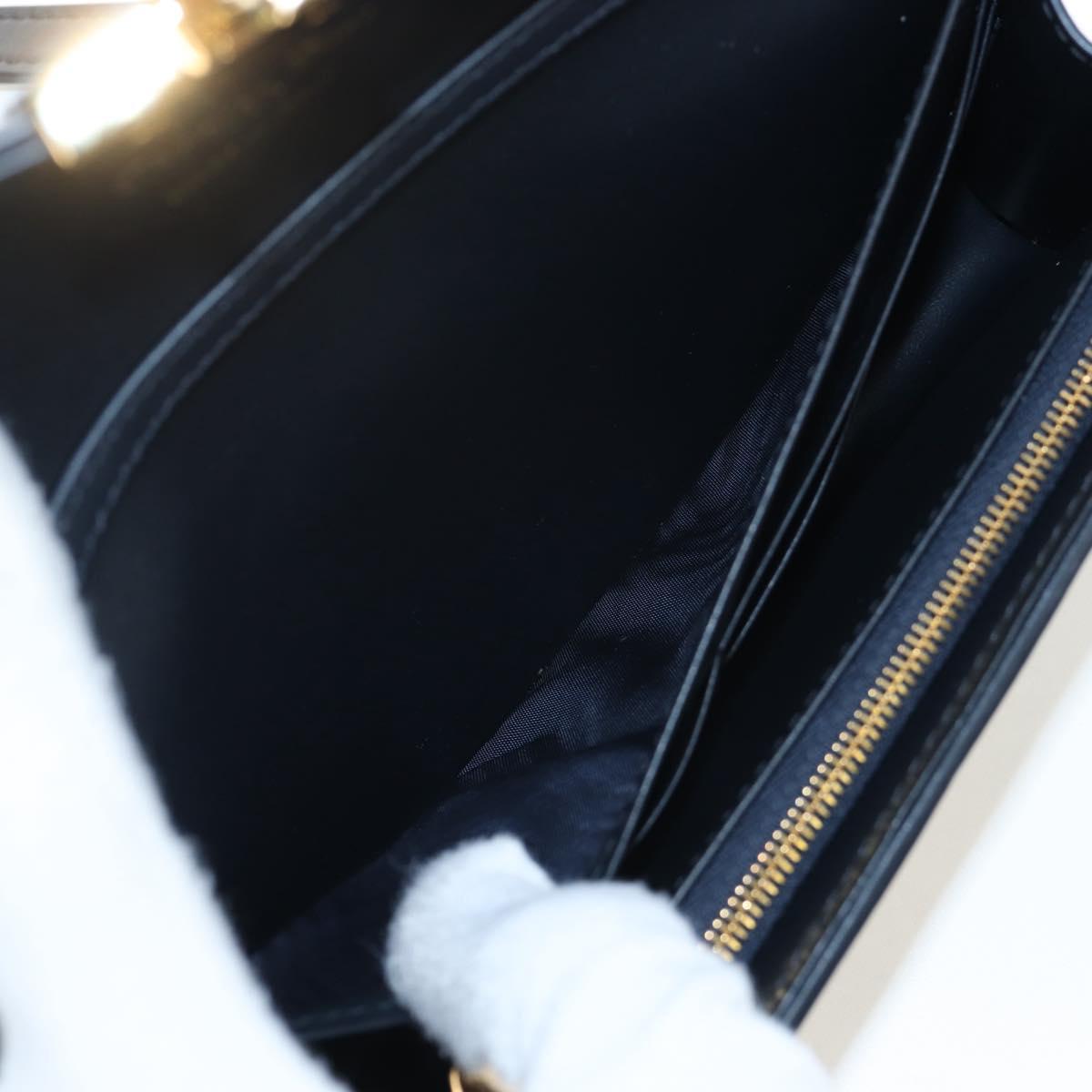 Christian Dior Trotter Canvas Dior 30 Montaigne Bag 2way Navy Gold Auth 196920SAM