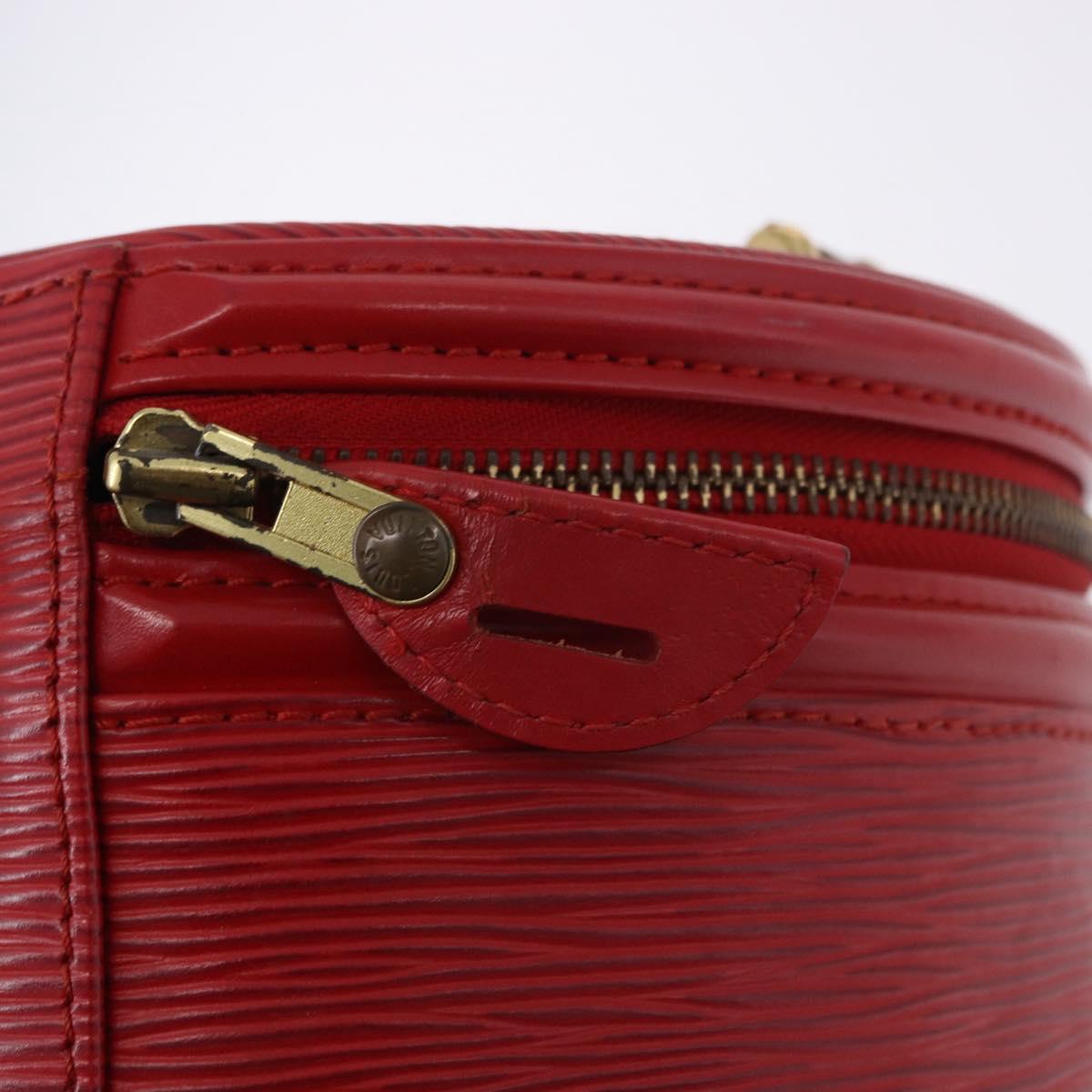 LOUIS VUITTON Epi Cannes Hand Bag Red M48037 LV Auth 196923