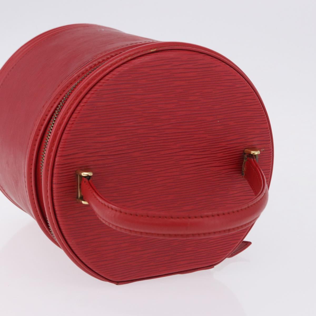 LOUIS VUITTON Epi Cannes Hand Bag Red M48037 LV Auth 196923
