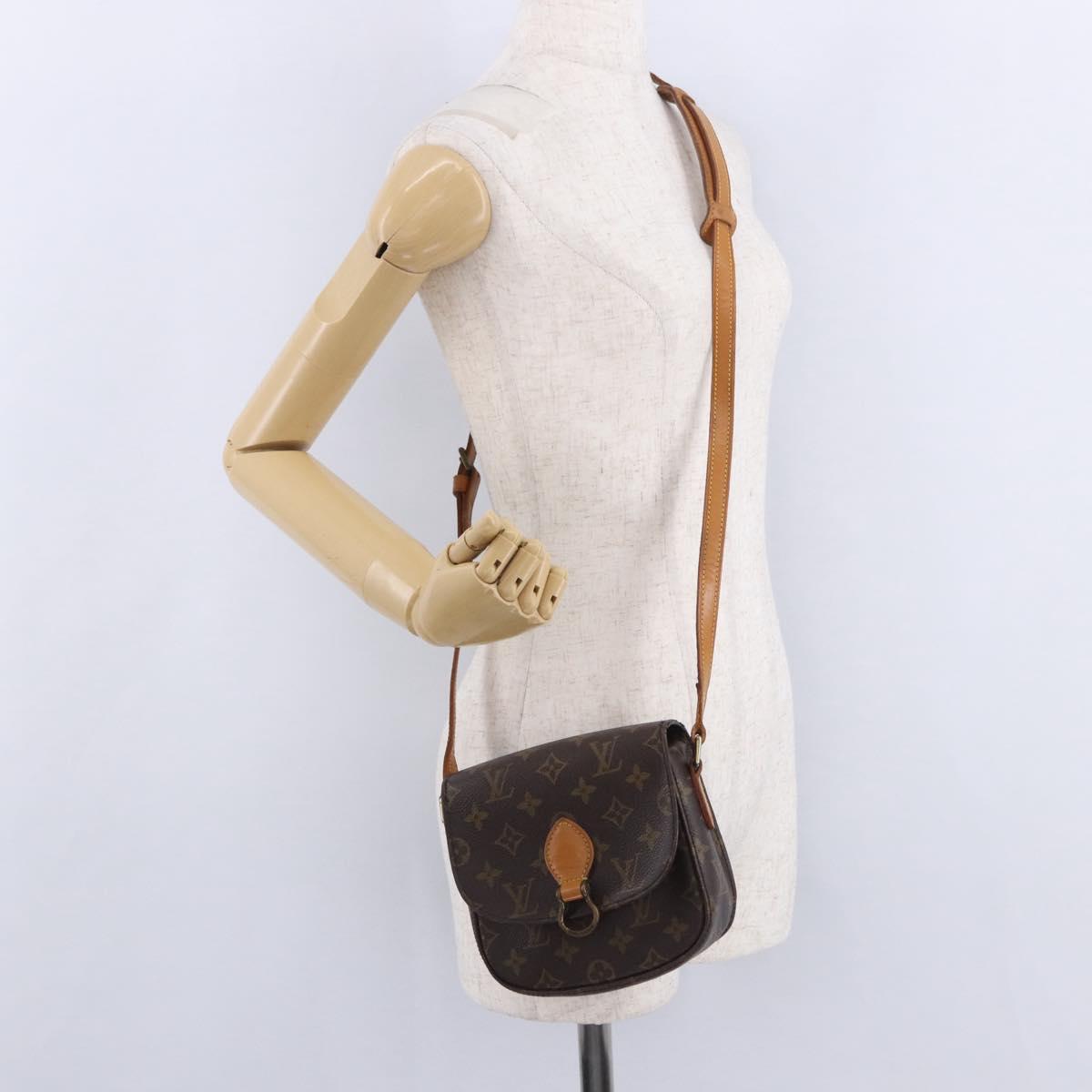 LOUIS VUITTON Monogram Saint Cloud PM Shoulder Bag M51244 LV Auth 196928