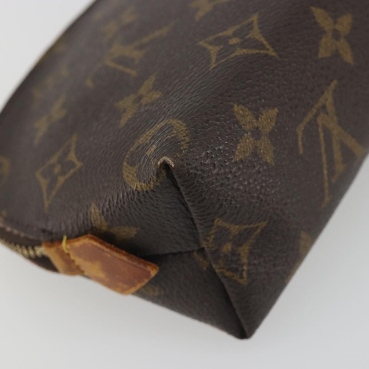LOUIS VUITTON Monogram Pochette Cosmetic PM Pouch M43998 LV Auth 196931