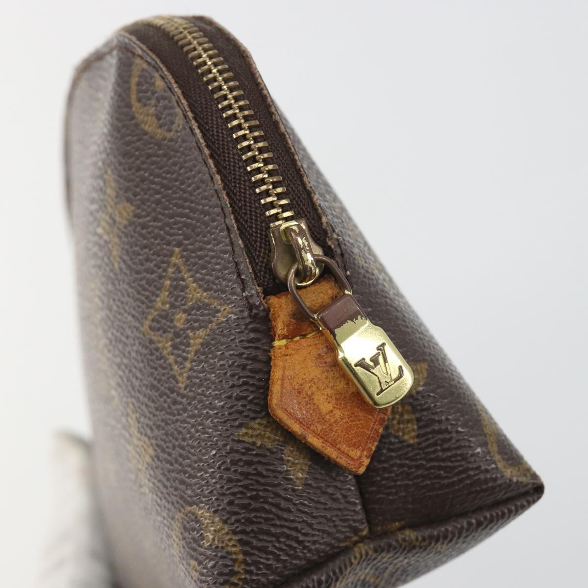 LOUIS VUITTON Monogram Pochette Cosmetic PM Pouch M43998 LV Auth 196931