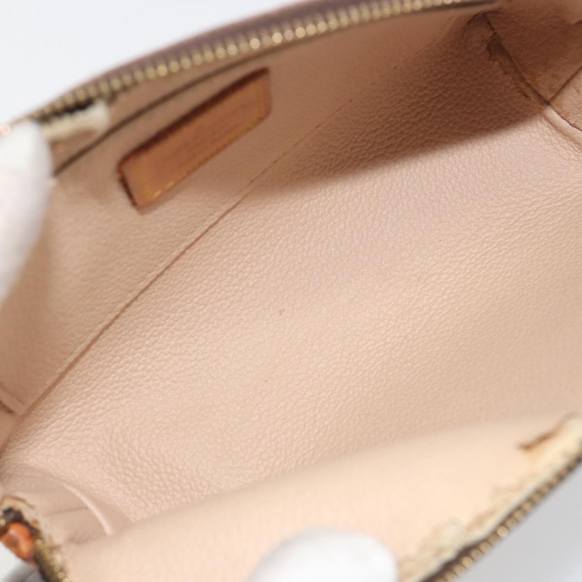 LOUIS VUITTON Monogram Pochette Cosmetic PM Pouch M43998 LV Auth 196931