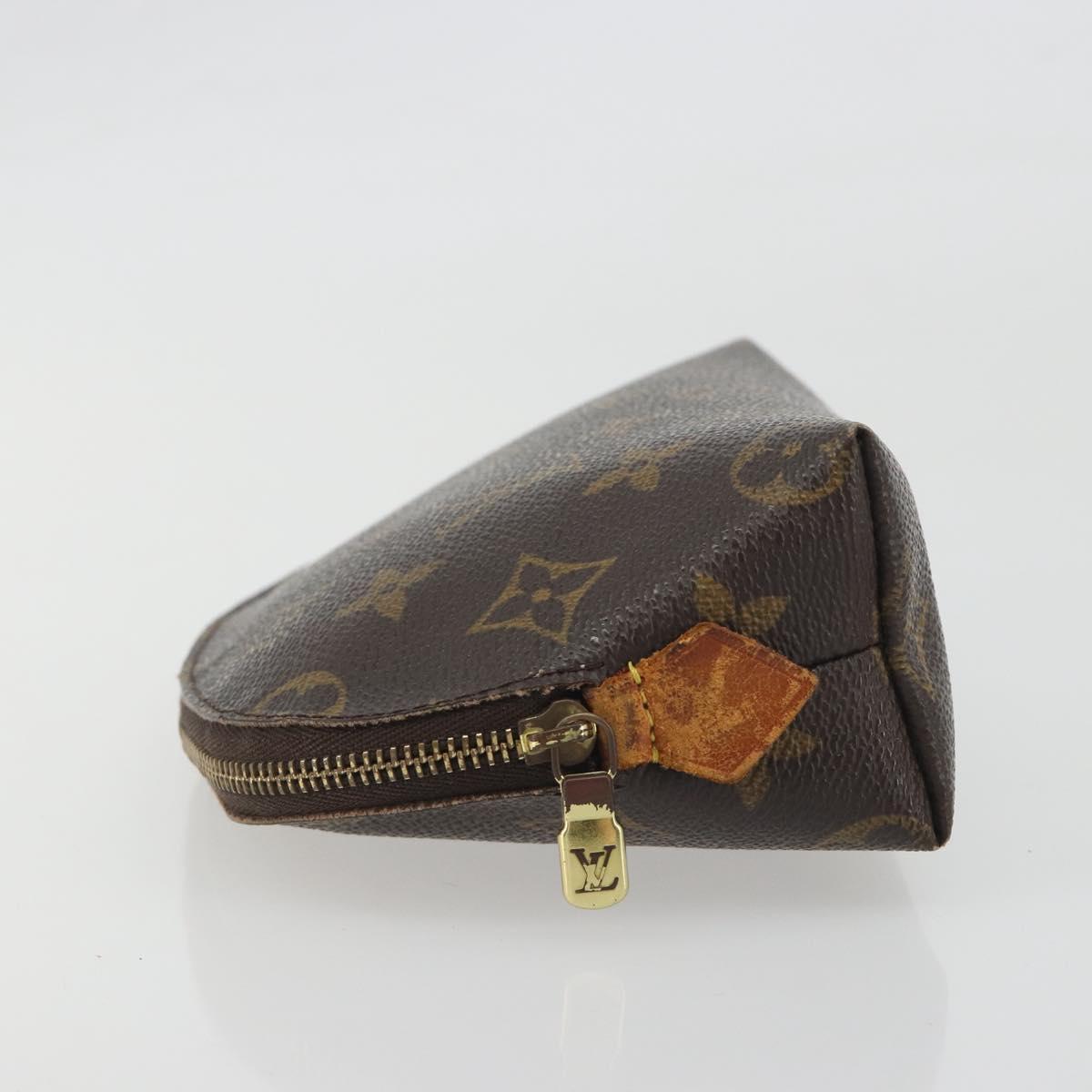 LOUIS VUITTON Monogram Pochette Cosmetic PM Pouch M43998 LV Auth 196931