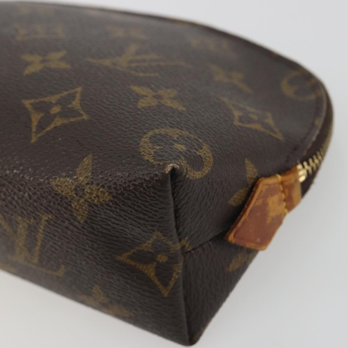 LOUIS VUITTON Monogram Pochette Cosmetic PM Pouch M43998 LV Auth 196931
