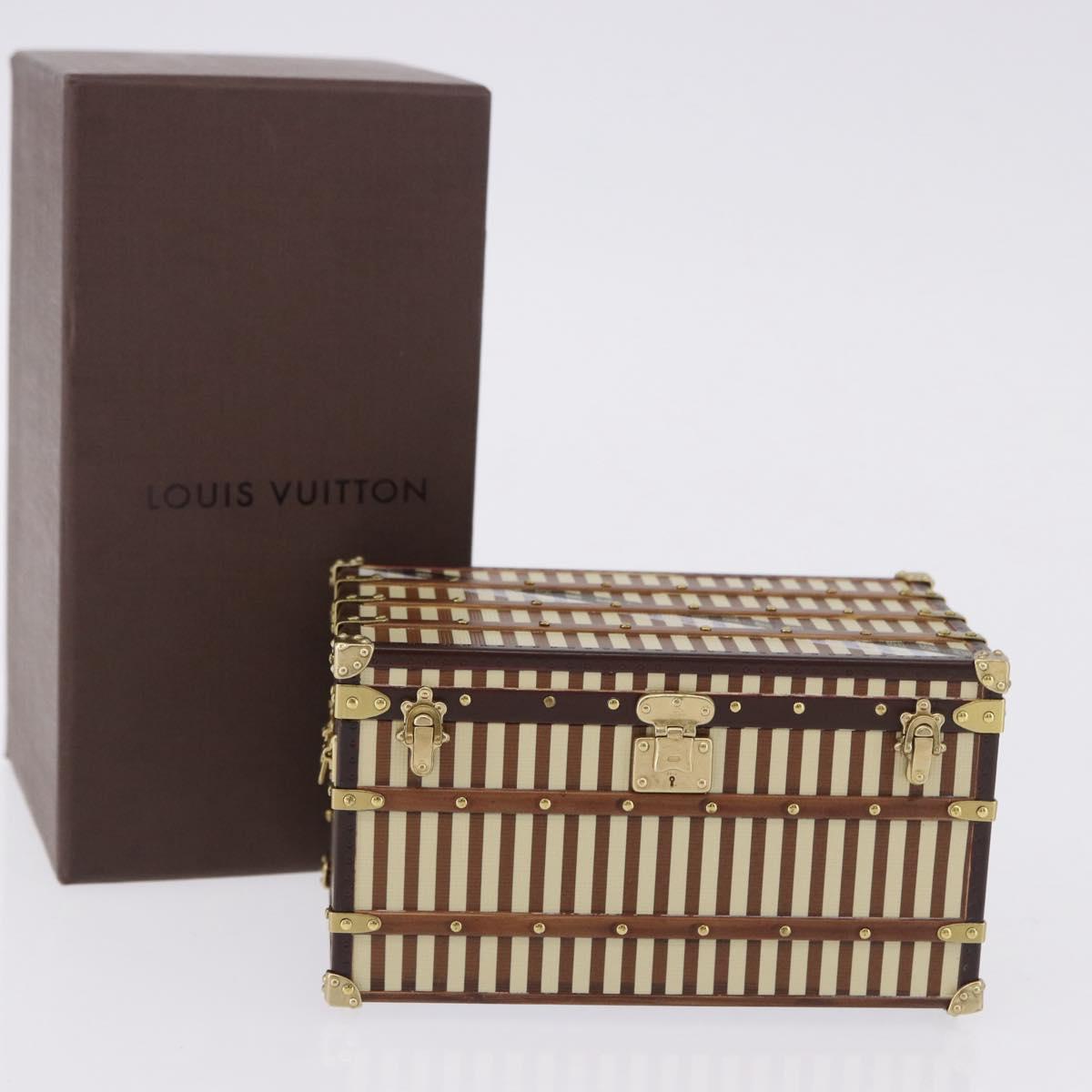 LOUIS VUITTON MALLE COURRIER 1888 Paper weight Beige Brown M99729 Auth 196934M