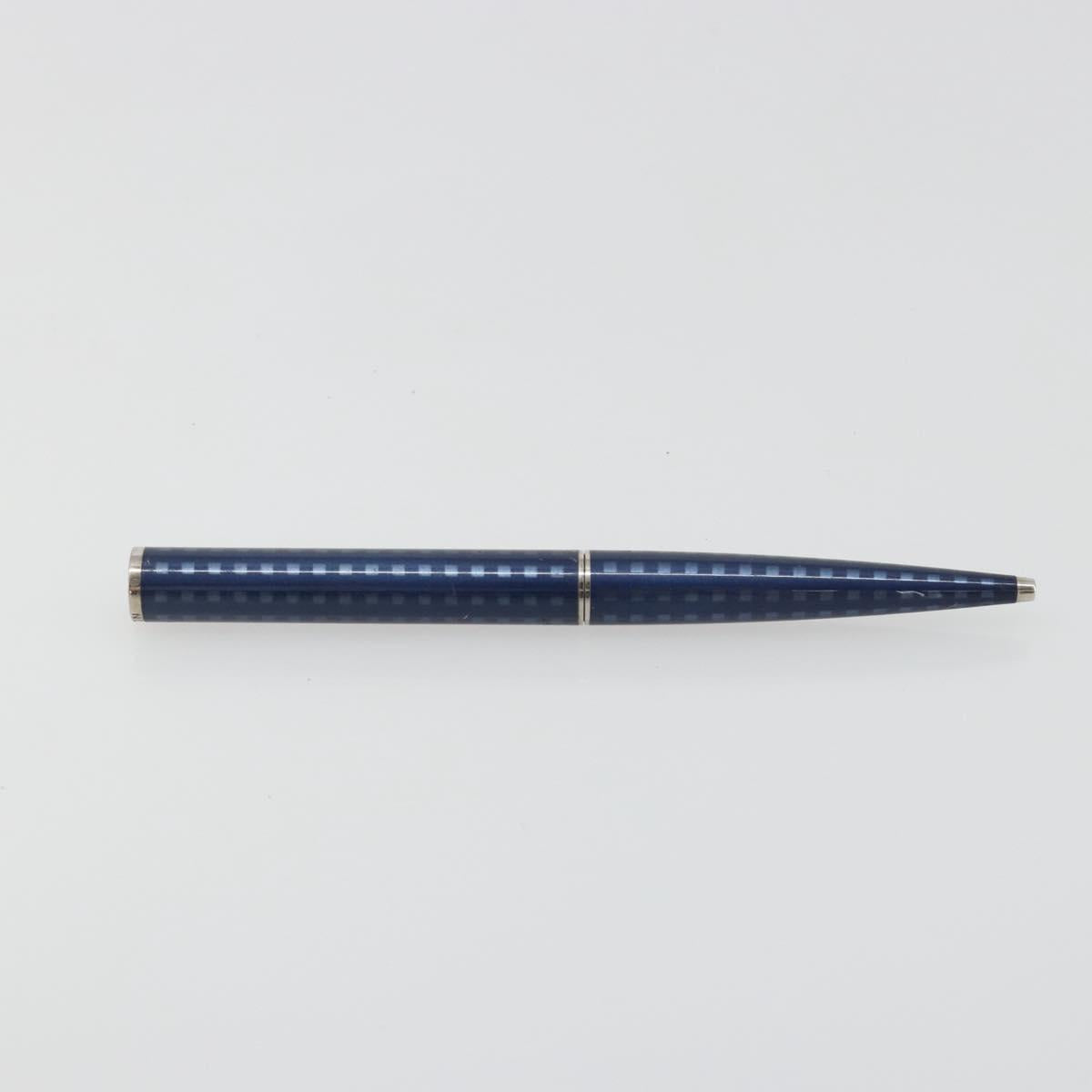 LOUIS VUITTON Jet Rack Ballpoint Pen metal Blue N79155 LV Auth 196940