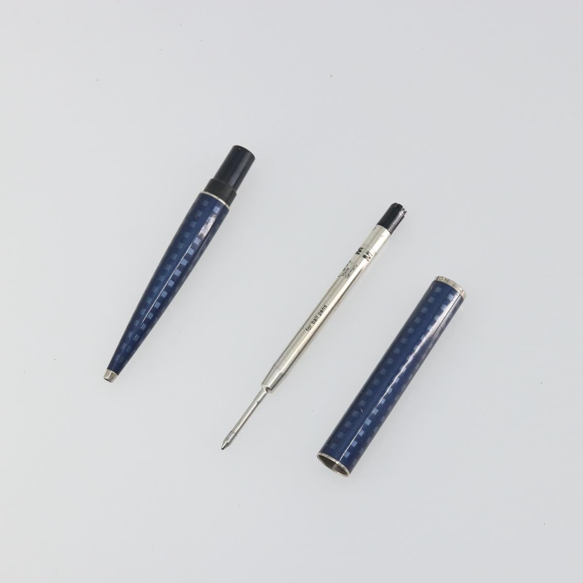 LOUIS VUITTON Jet Rack Ballpoint Pen metal Blue N79155 LV Auth 196940