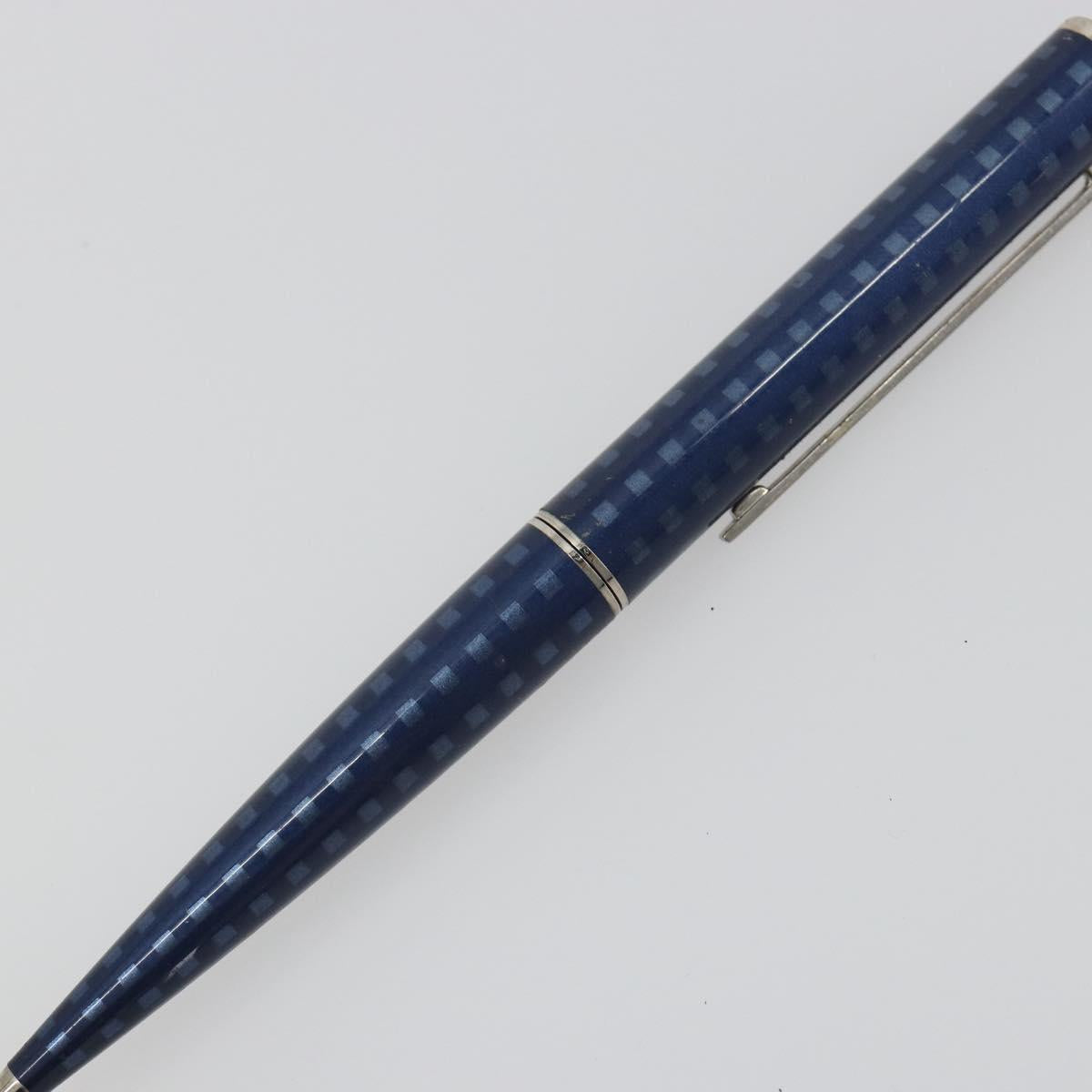 LOUIS VUITTON Jet Rack Ballpoint Pen metal Blue N79155 LV Auth 196940