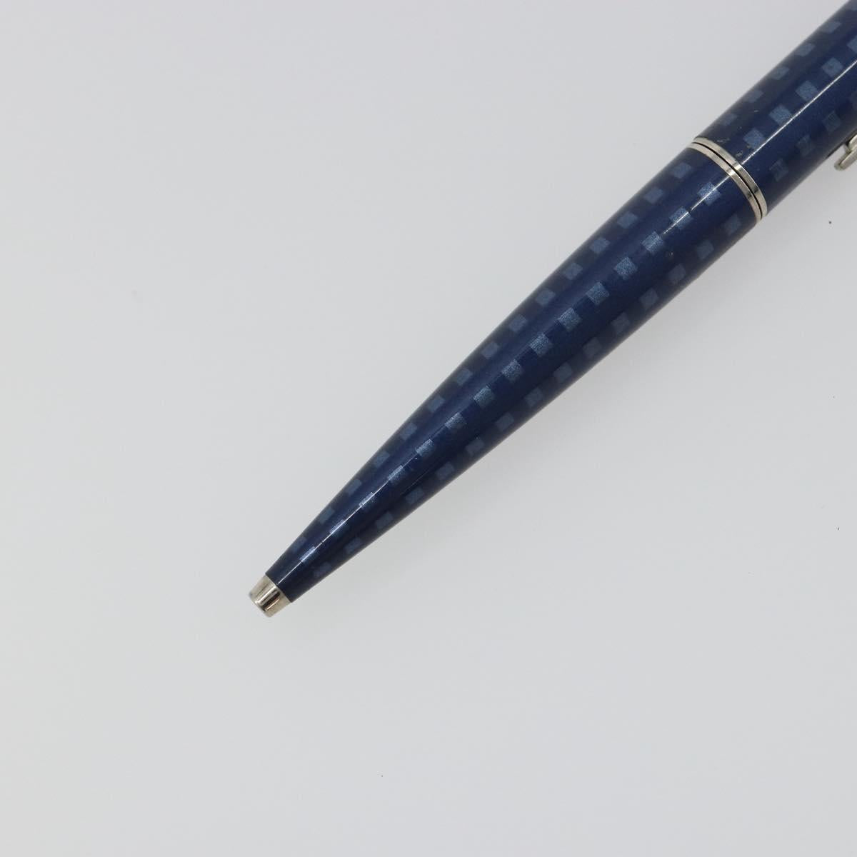 LOUIS VUITTON Jet Rack Ballpoint Pen metal Blue N79155 LV Auth 196940