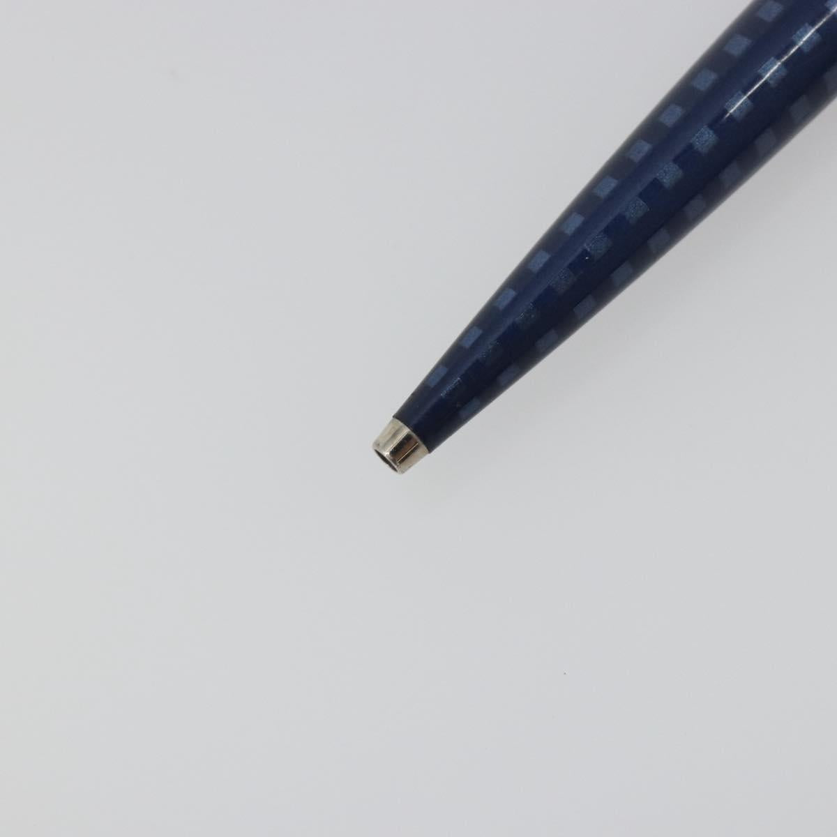 LOUIS VUITTON Jet Rack Ballpoint Pen metal Blue N79155 LV Auth 196940