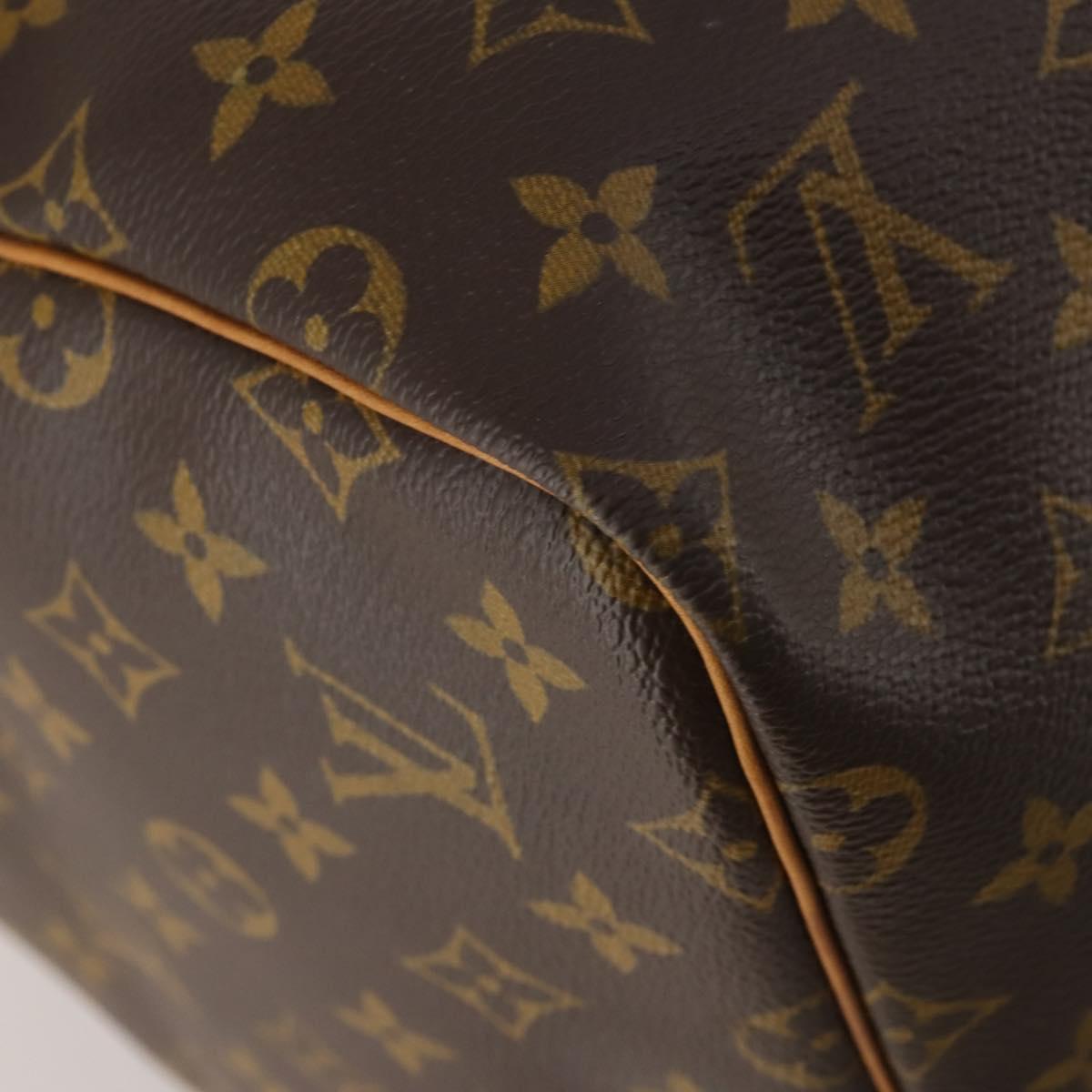 LOUIS VUITTON Monogram Keepall 55 Boston Bag M41424 LV Auth 196969V