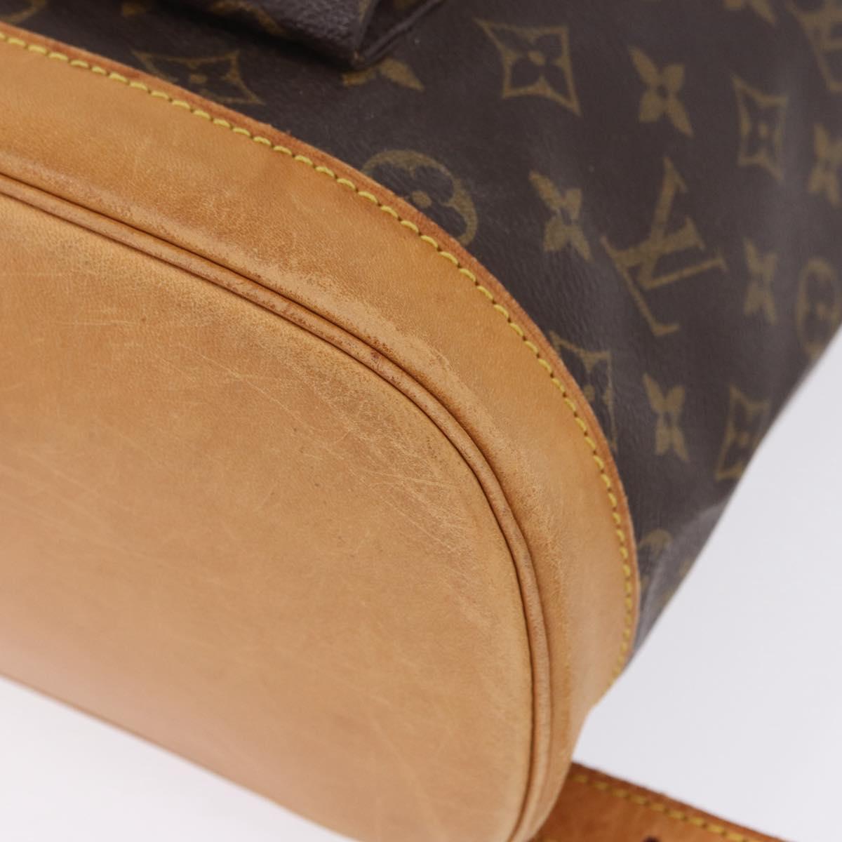 LOUIS VUITTON Monogram Montsouris GM Backpack M51135 LV Auth 196971