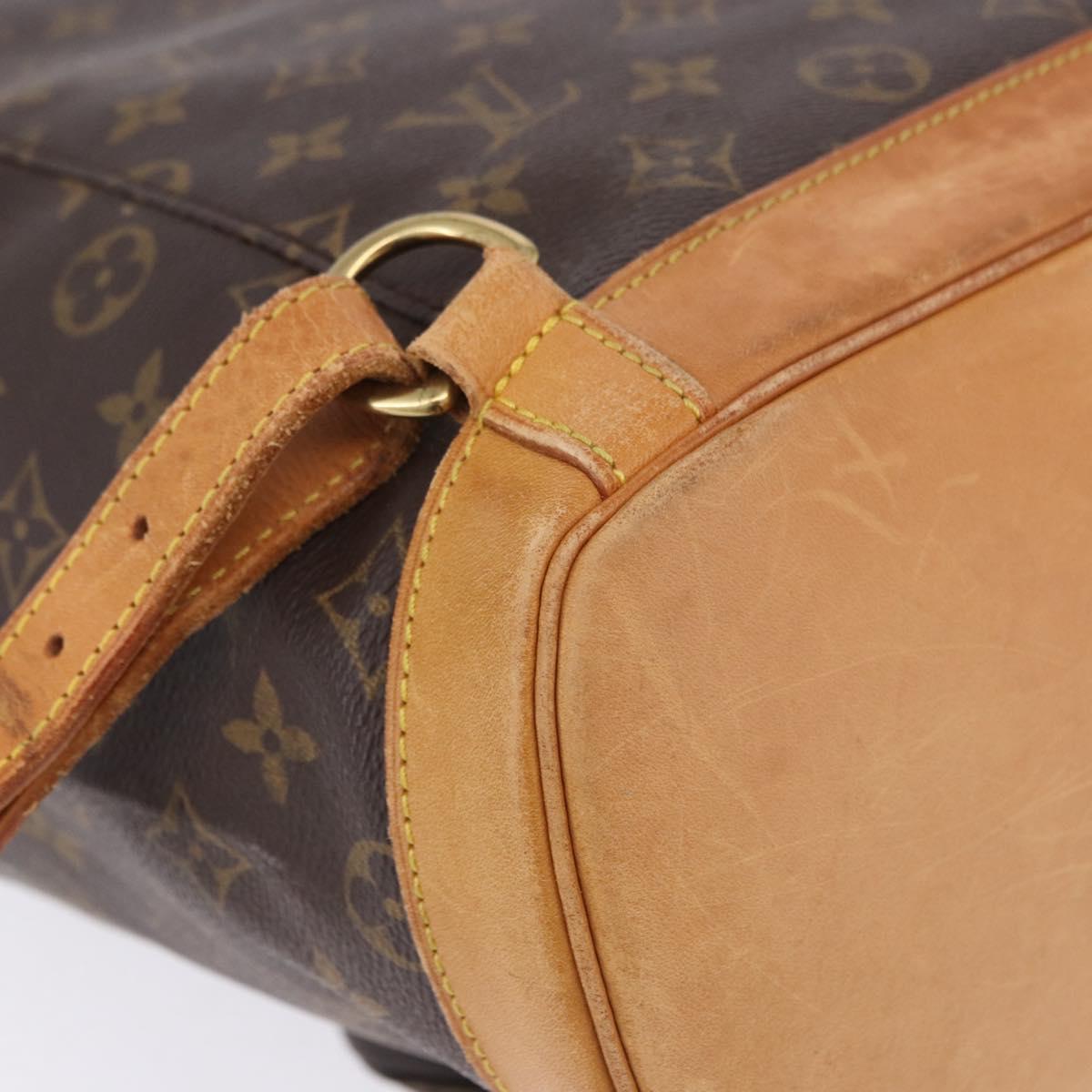 LOUIS VUITTON Monogram Montsouris GM Backpack M51135 LV Auth 196971