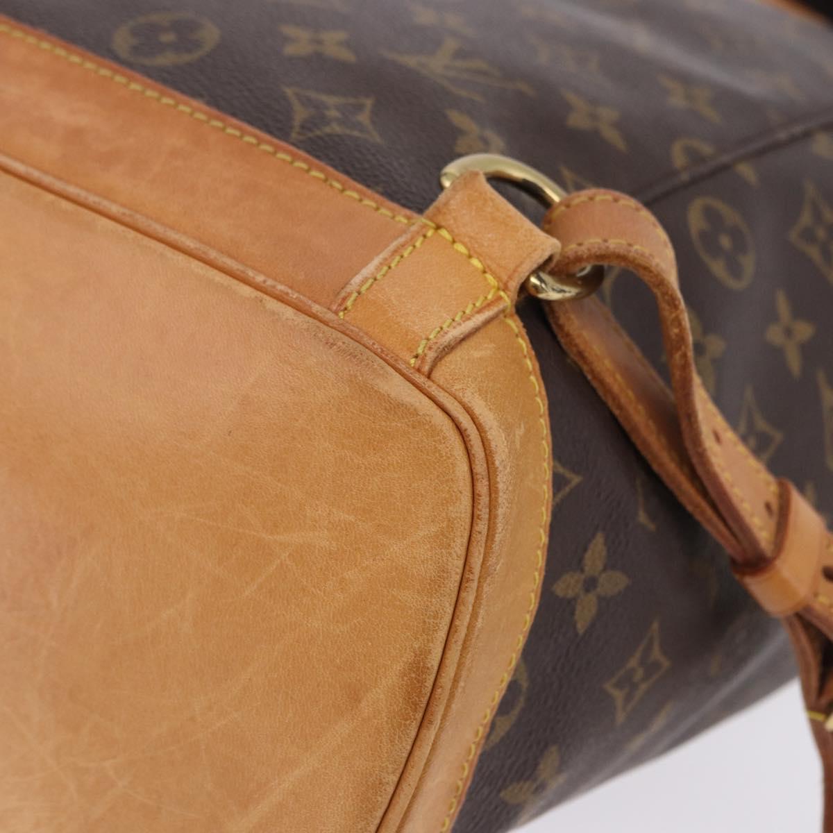 LOUIS VUITTON Monogram Montsouris GM Backpack M51135 LV Auth 196971