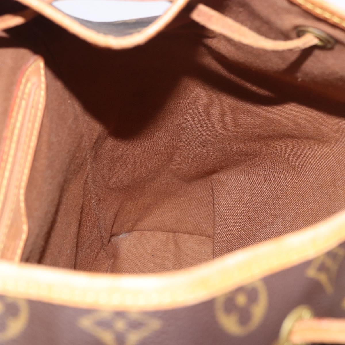 LOUIS VUITTON Monogram Montsouris GM Backpack M51135 LV Auth 196971