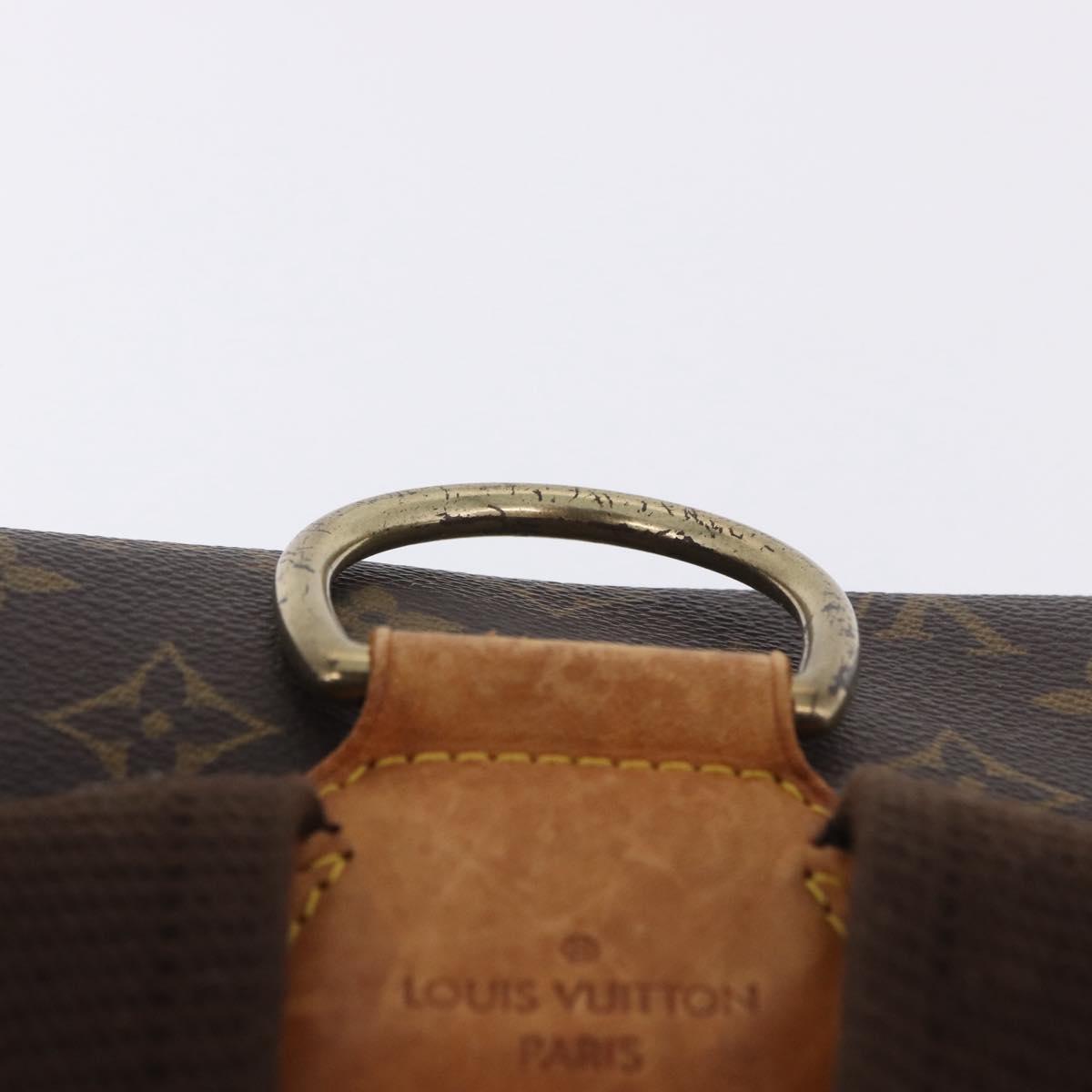 LOUIS VUITTON Monogram Montsouris GM Backpack M51135 LV Auth 196971