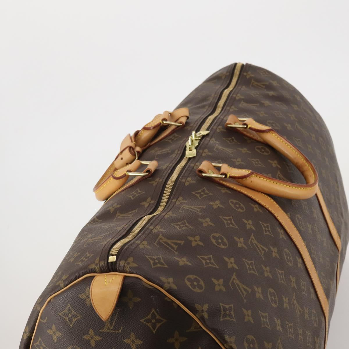 LOUIS VUITTON Monogram Keepall 60 Boston Bag M41422 LV Auth 196972