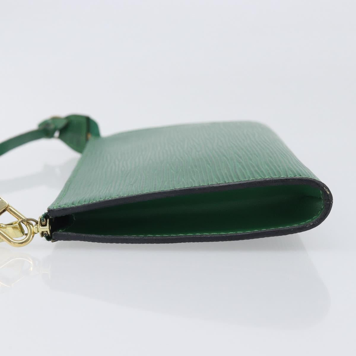 LOUIS VUITTON Epi Pochette Accessoires Pouch Green M52984 LV Auth 196982A