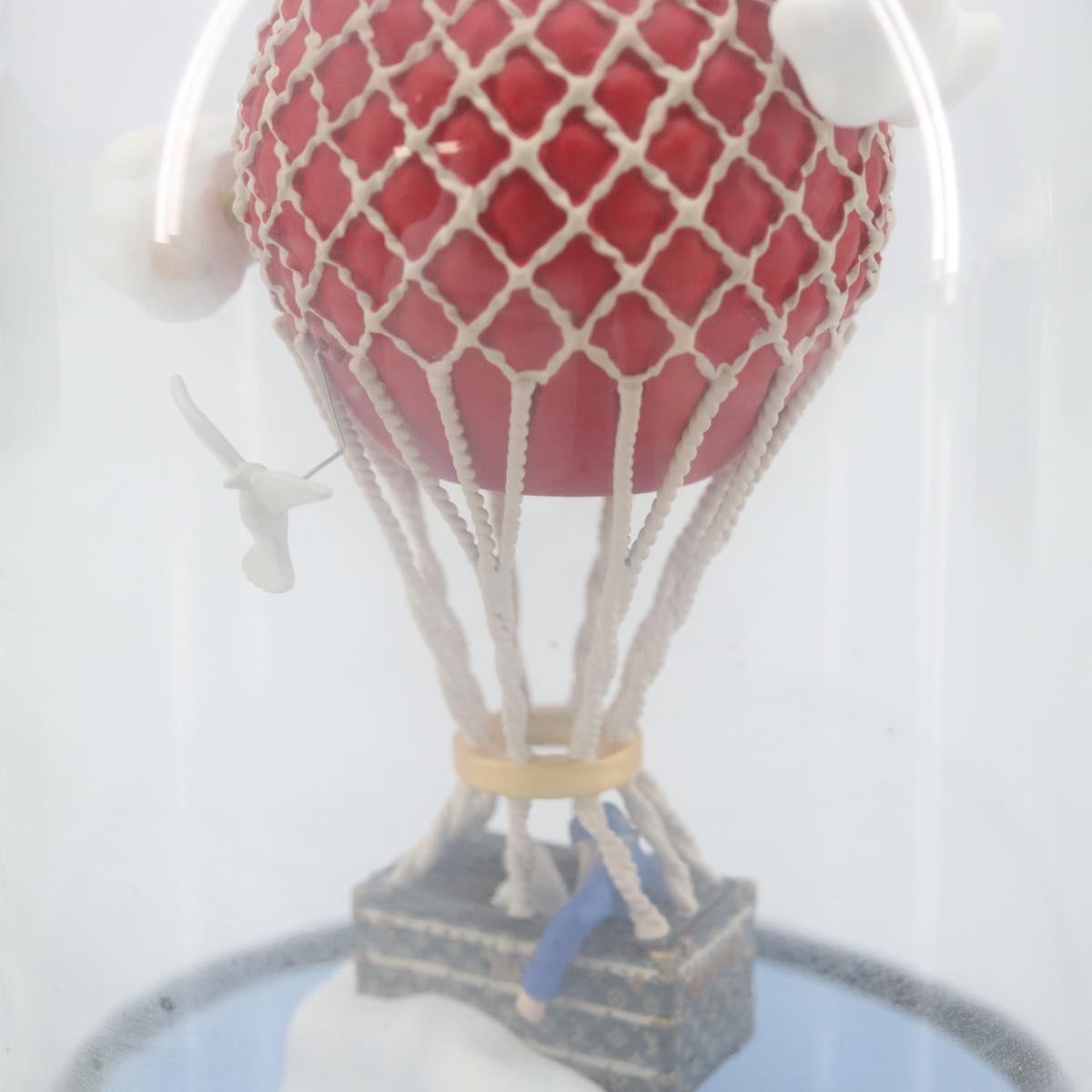 LOUIS VUITTON Balloon Snow Globe Glass Red LV Auth 196995